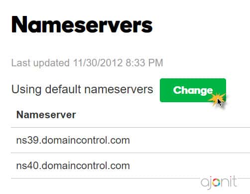 Nameservers GoDaddy